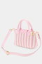 Zoozie Bags Bolsa de Hombro de Lona Rosa